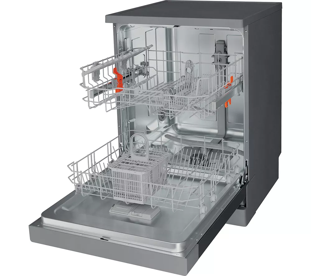 HOTPOINT H2F HL626 X UK Full-size Dishwasher - Inox