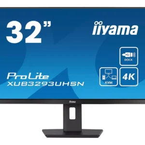 IIYAMA ProLite XUB3293UHSN-B5 4K Ultra HD 32" IPS LCD Monitor - Black