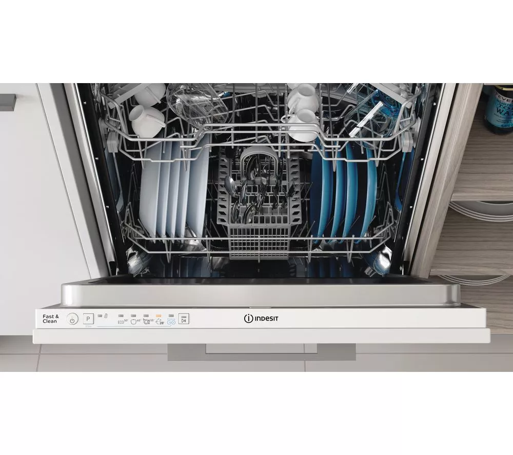 INDESIT D2I HL326 UK Fully Integrated Full-size Dishwasher - White - Image 3