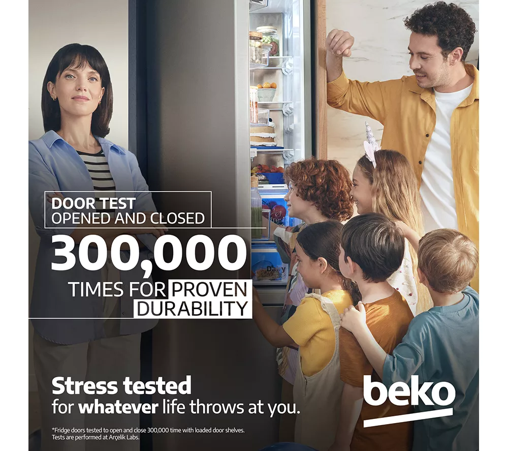 BEKO CNG4582VPS 50 50 Fridge Freezer - Stainless Steel
