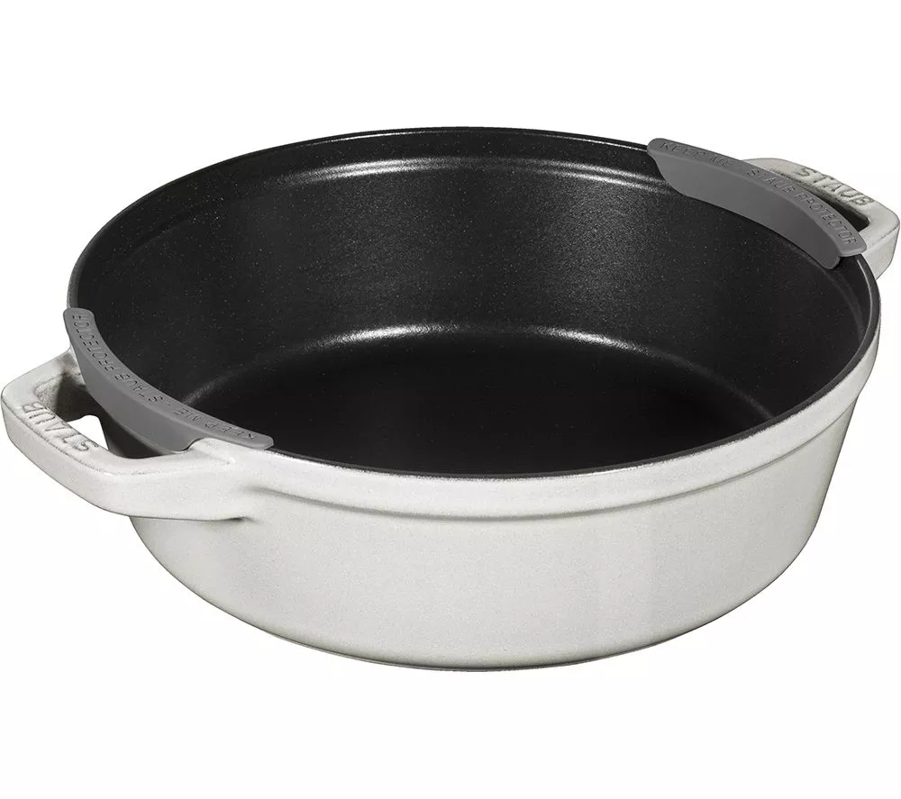 STAUB 40508-388-0 3-piece Cookware Set - White Truffle