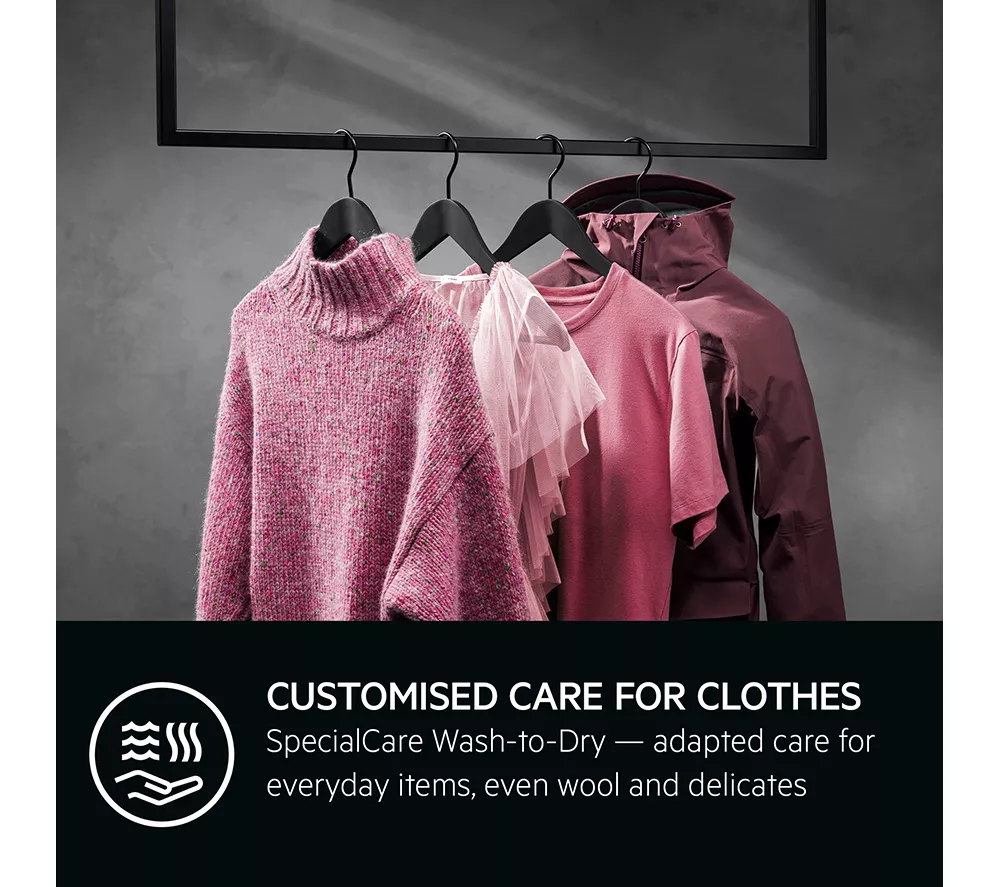 AEG 7000 Series LWR7195M4B 9 kg Washer Dryer - White - Image 10