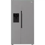 BEKO Pro HarvestFresh ASP342VPS American-Style Fridge Freezer - Stainless Steel