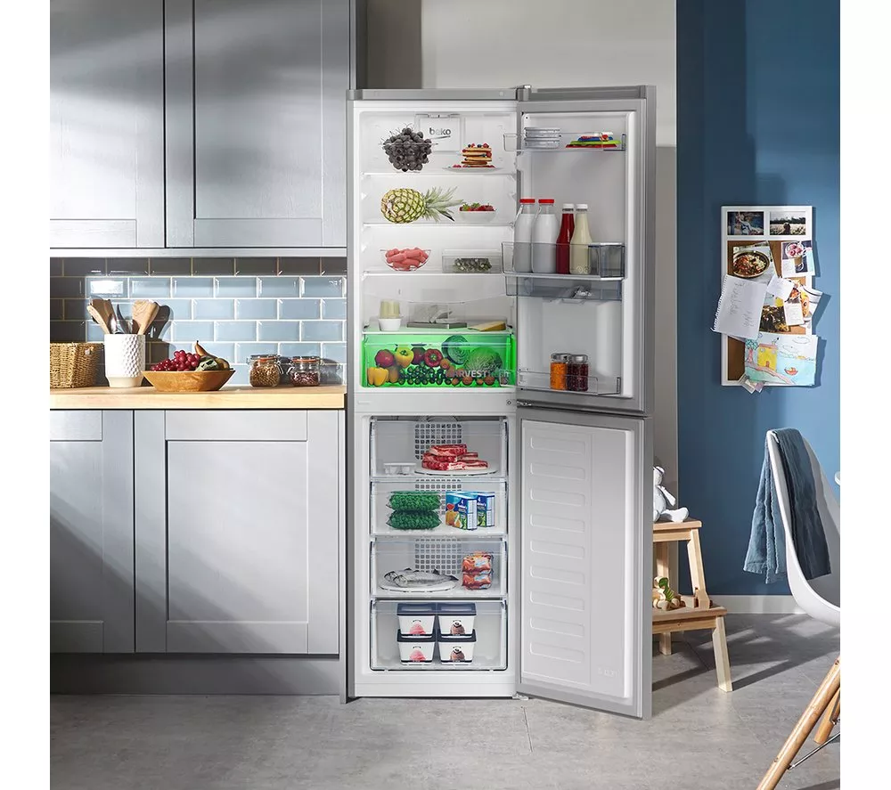 BEKO CNG4582DVPS 50 50 Fridge Freezer - Silver