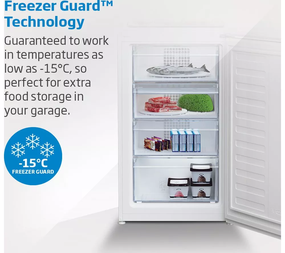 BEKO CNG4582DVPS 50 50 Fridge Freezer - Silver