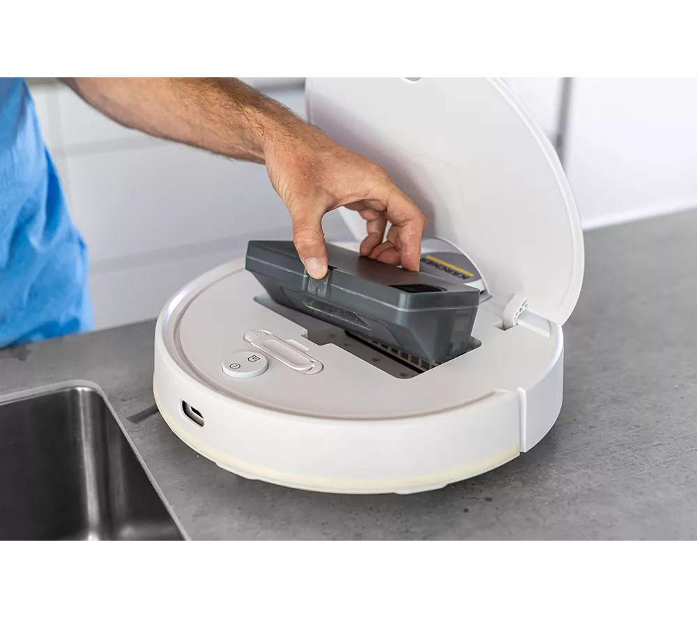 KARCHER RCV 3 Robot Vacuum Cleaner - White - Image 11