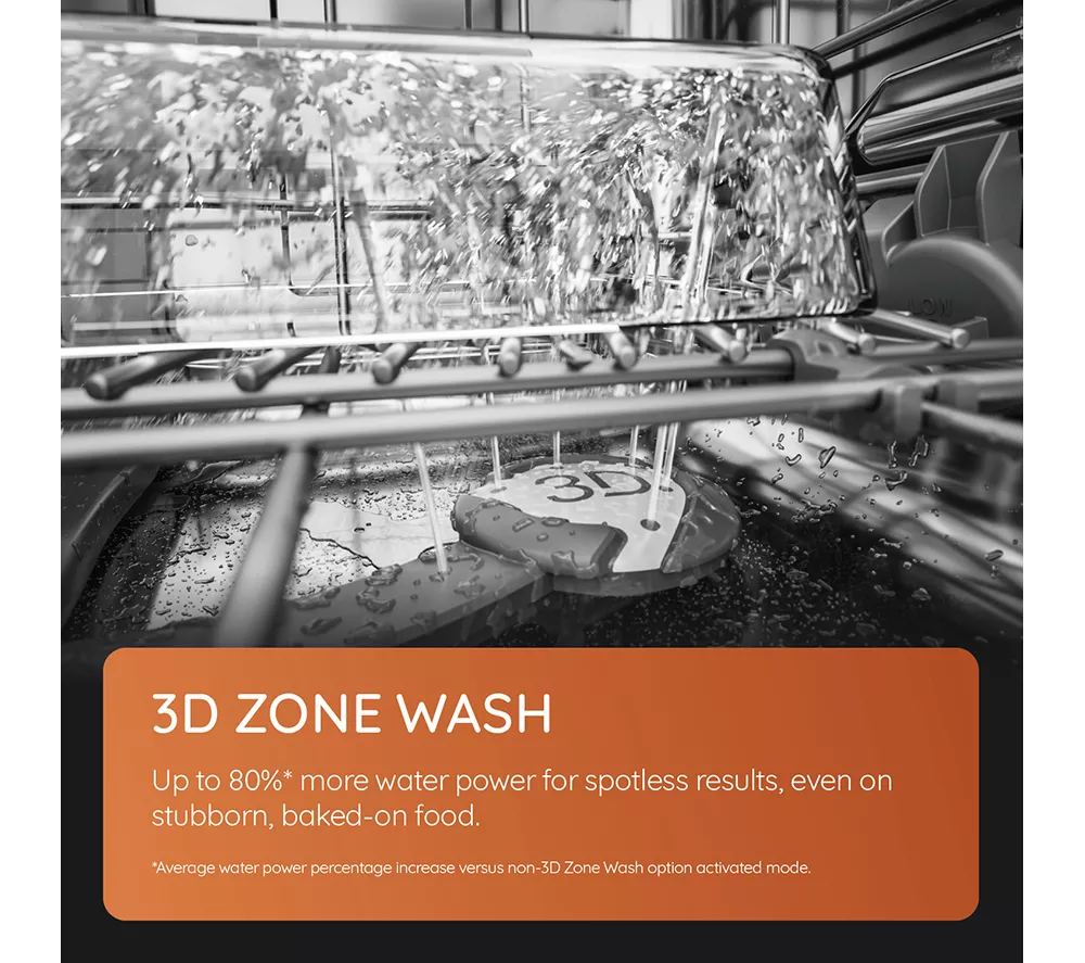 HOTPOINT Hydroforce H8I HT59 LS UK Full-size Fully Integrated Dishwasher