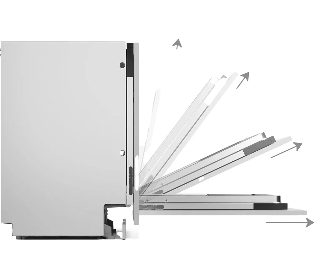 HOTPOINT Hydroforce H8I HT59 LS UK Full-size Fully Integrated Dishwasher