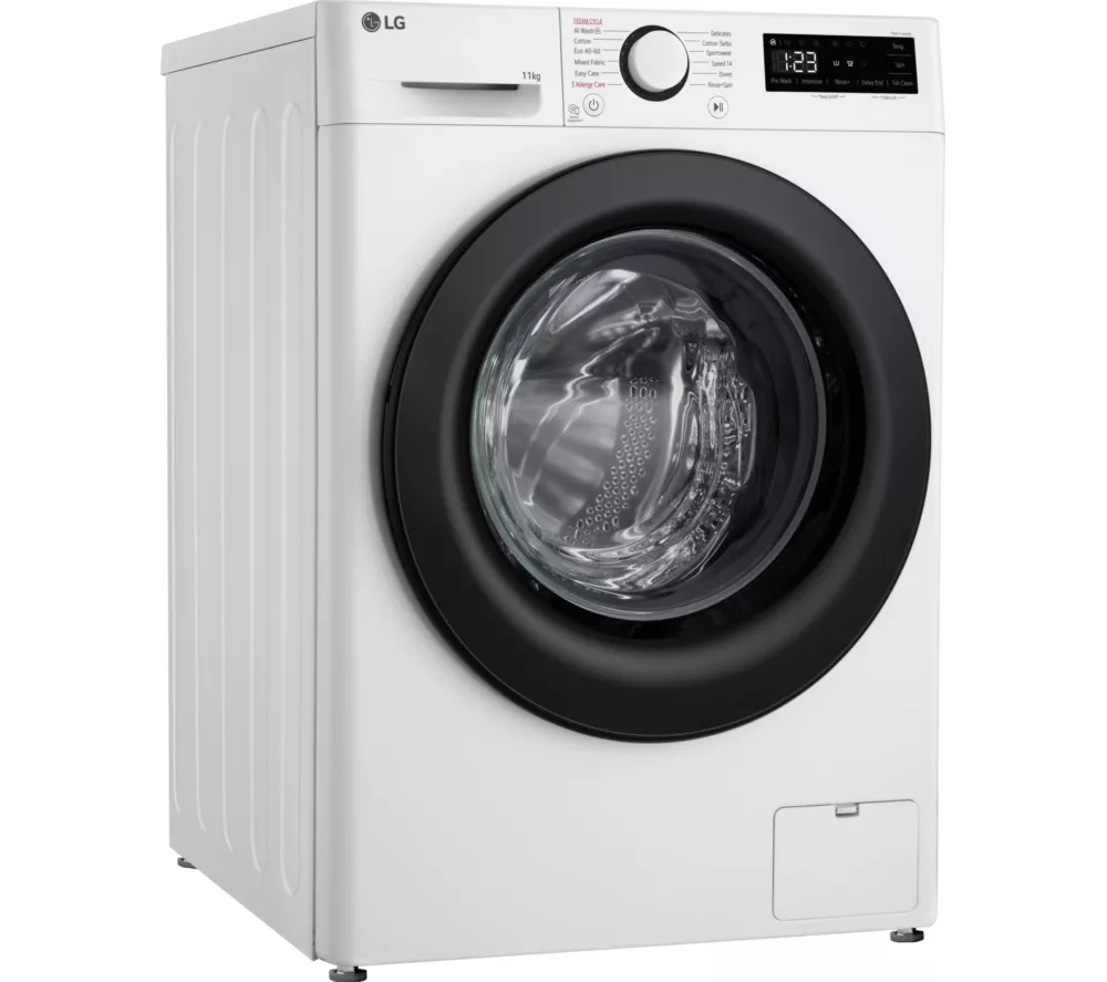LGE TurboWash 360 with AI F4Y511WBLN1 11 kg 1400 Spin Washing Machine - White - Image 9