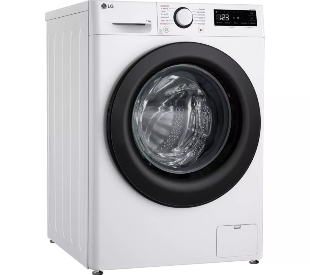 LGE TurboWash 360 with AI F4Y511WBLN1 11 kg 1400 Spin Washing Machine - White - Image 23