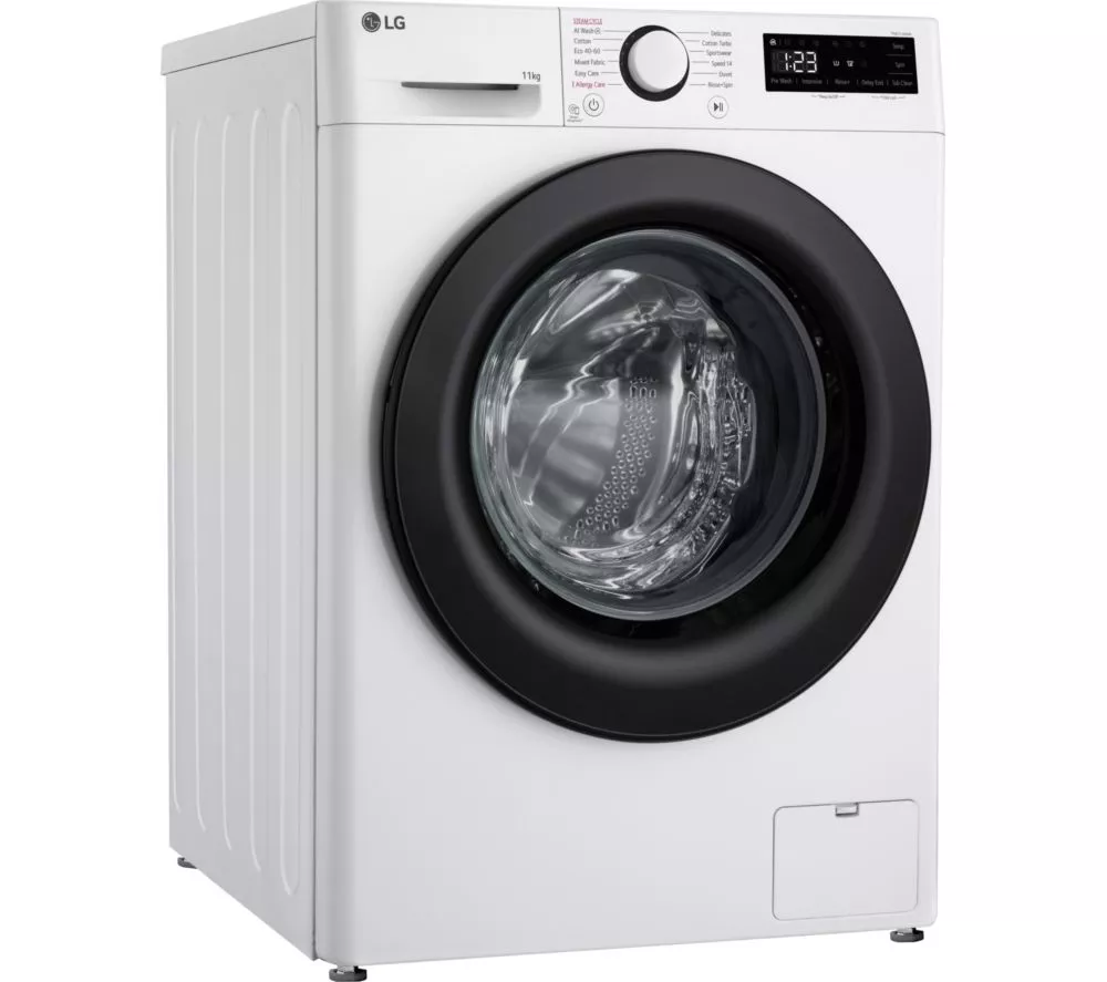 LGE TurboWash 360 with AI F4Y511WBLN1 11 kg 1400 Spin Washing Machine - White - Image 37