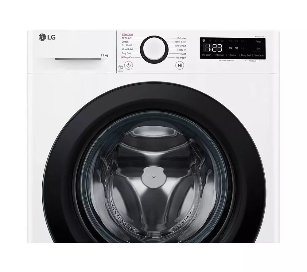 LGE TurboWash 360 with AI F4Y511WBLN1 11 kg 1400 Spin Washing Machine - White - Image 45