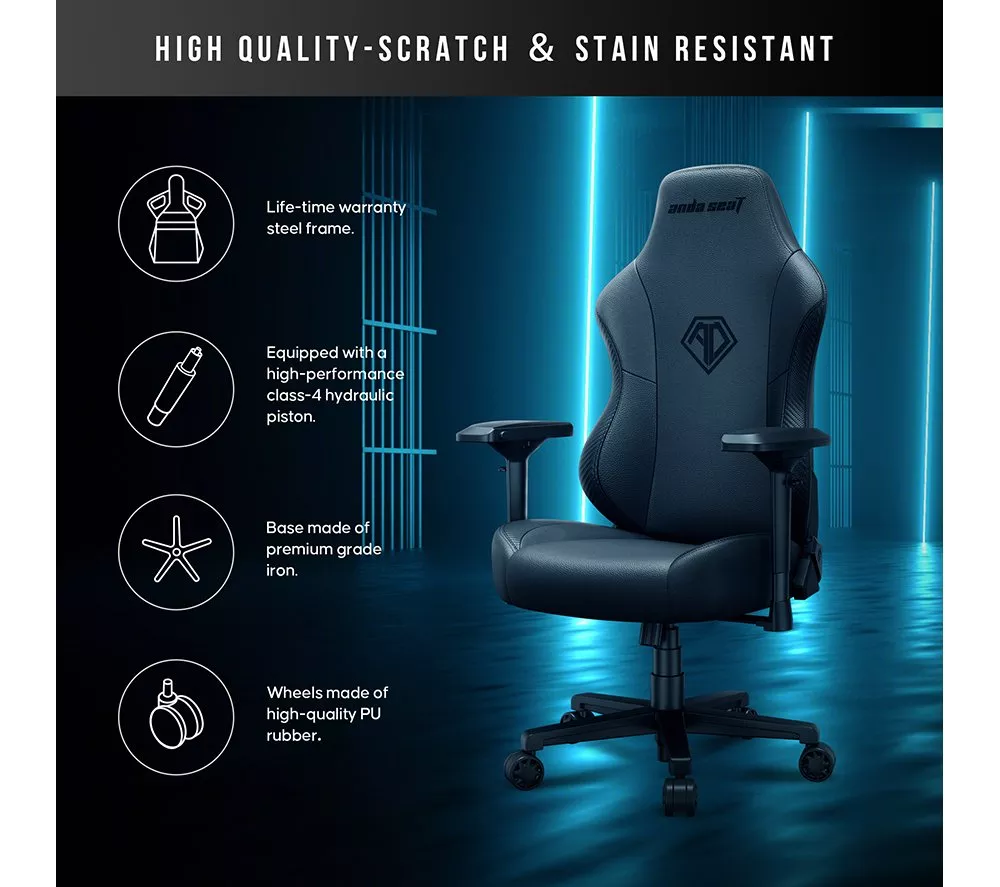 ANDASEAT Gravity Gaming Chair - Black - Image 7