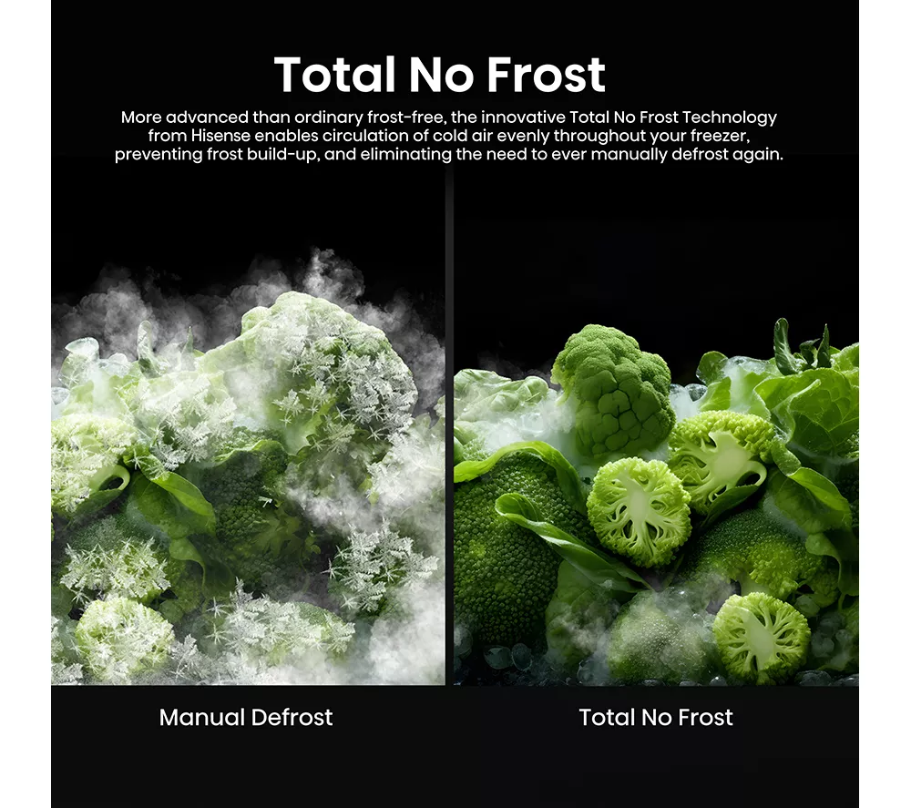 HISENSE RQ768N4GBE Fridge Freezer - Black