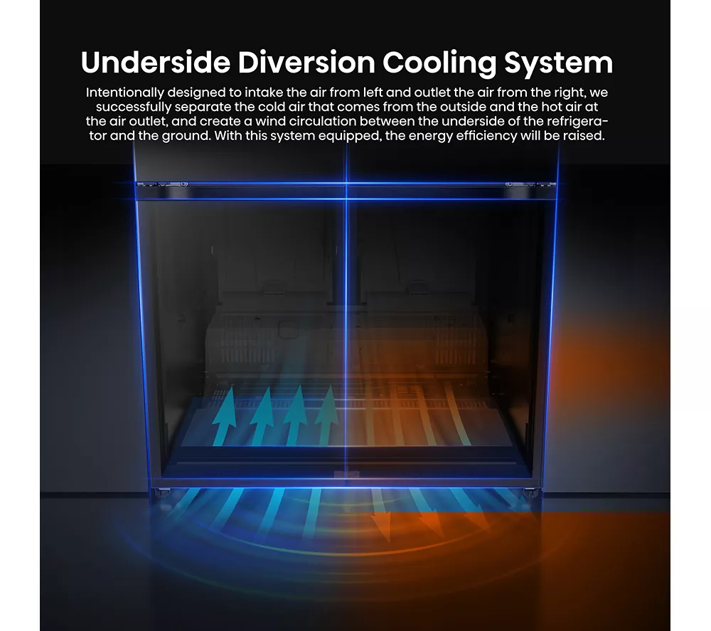 HISENSE RQ768N4GBE Fridge Freezer - Black