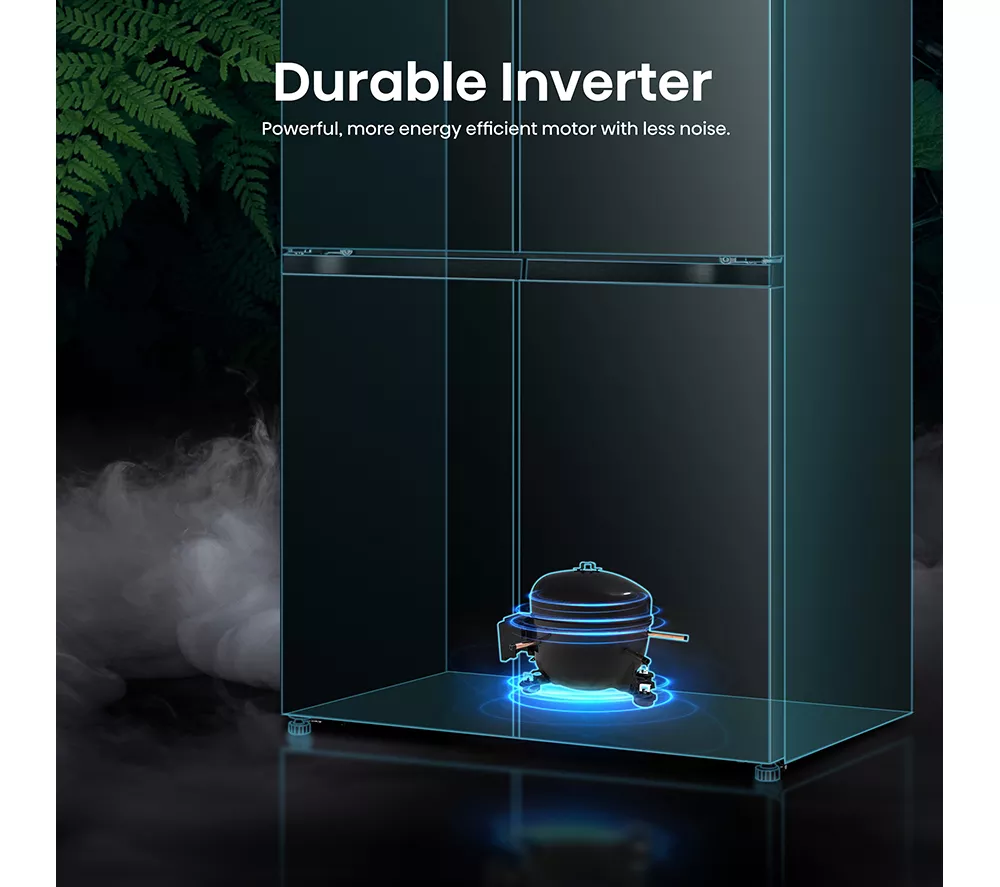 HISENSE RQ768N4GBE Fridge Freezer - Black