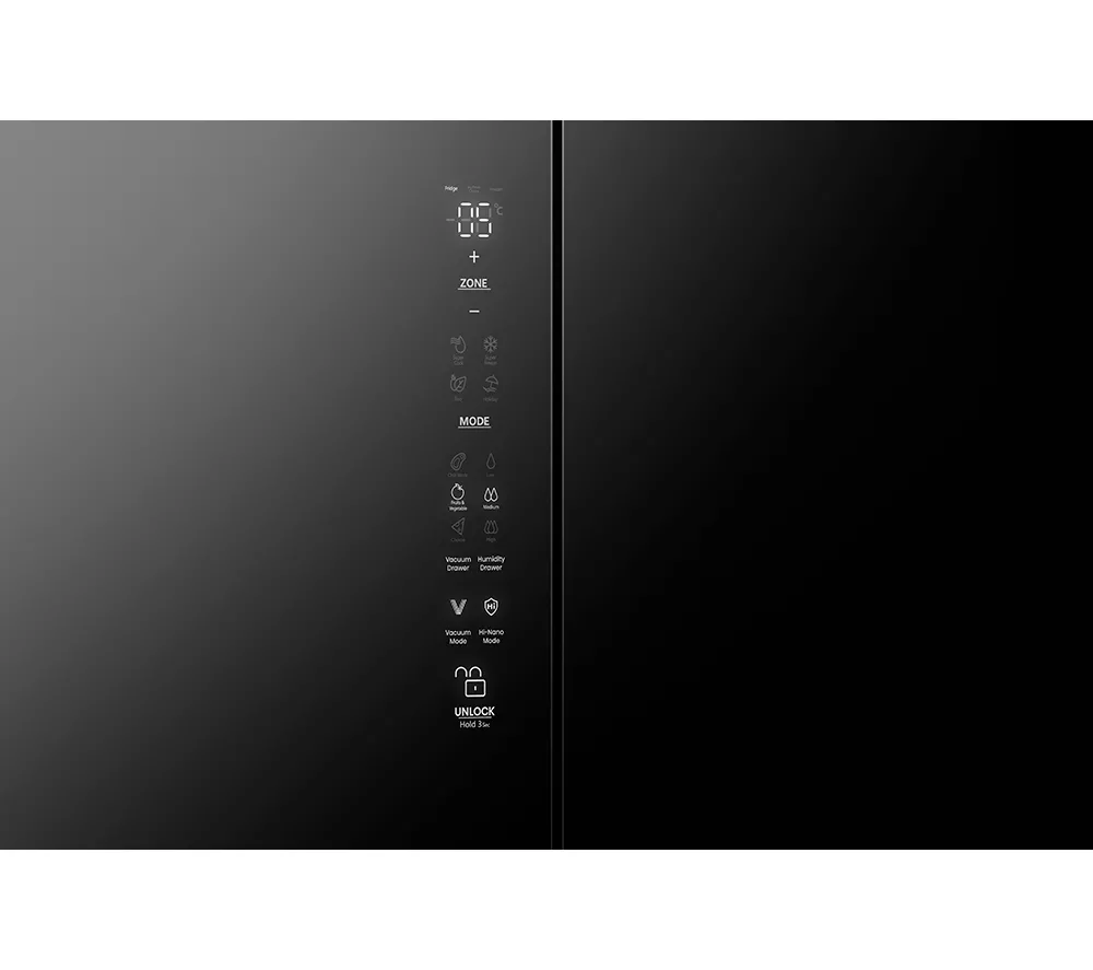 HISENSE RQ768N4GBE Fridge Freezer - Black