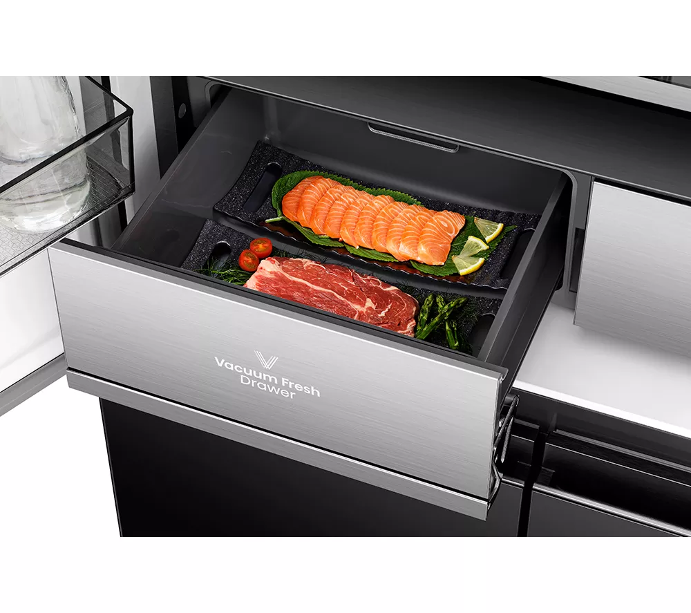 HISENSE RQ768N4GBE Fridge Freezer - Black