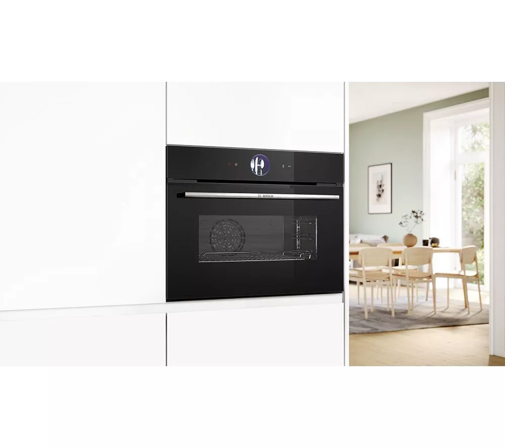 BOSCH Series 8 CSG7361B1 Built-in Compact Oven - Black