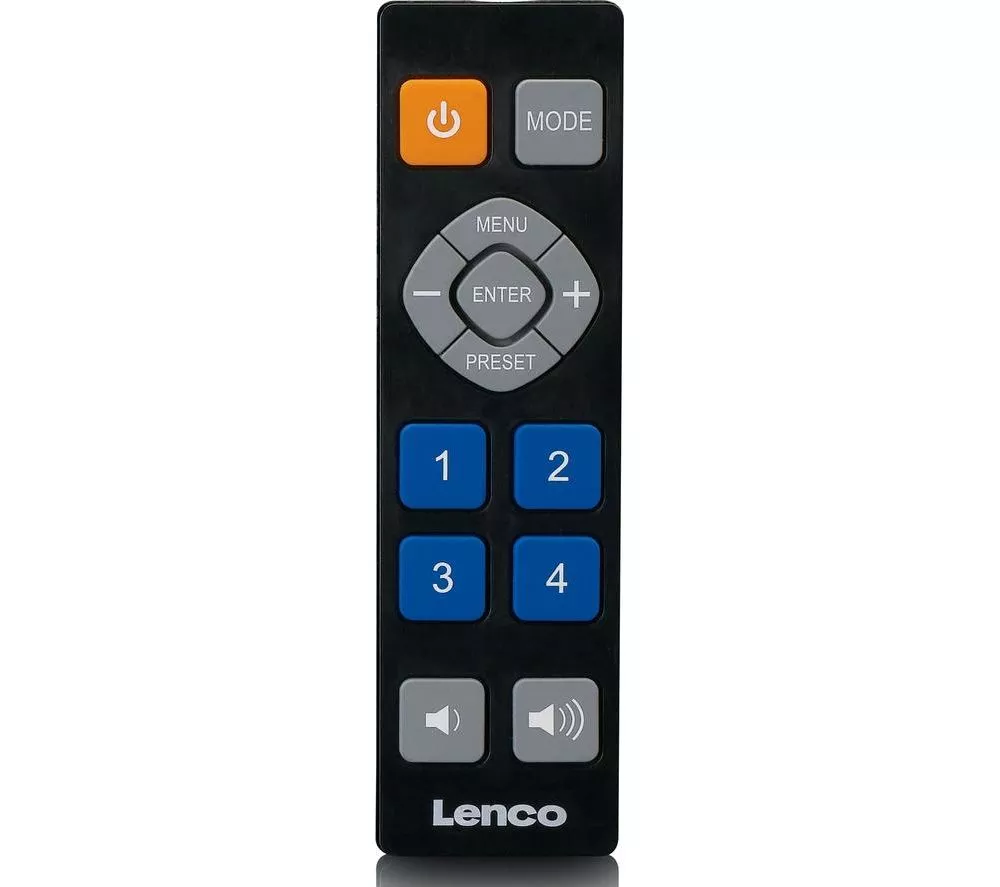 LENCO Senior PDR-065 Portable DAB+ FM Smart Bluetooth Clock Radio - Black - Image 3