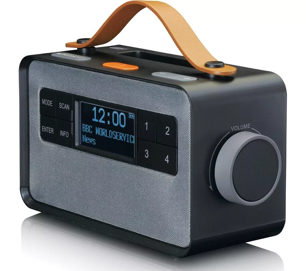 LENCO Senior PDR-065 Portable DAB+ FM Smart Bluetooth Clock Radio - Black - Image 7