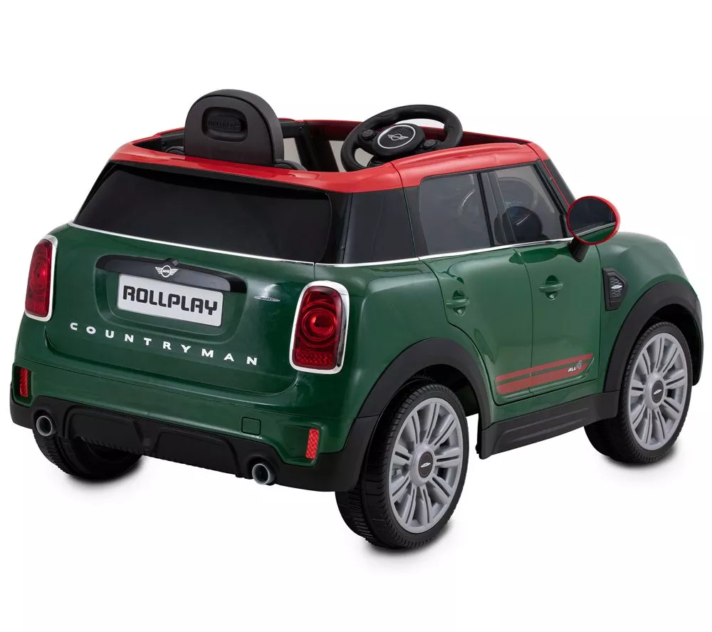 ROLLPLAY Mini Countryman Kids Electric Ride-On Car - Green - Image 2