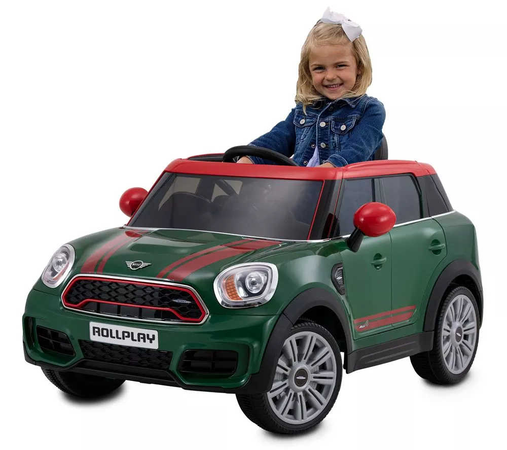 ROLLPLAY Mini Countryman Kids Electric Ride-On Car - Green - Image 10