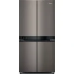 HOTPOINT Total No Frost HQ9 U2BL G Fridge Freezer - Black Inox