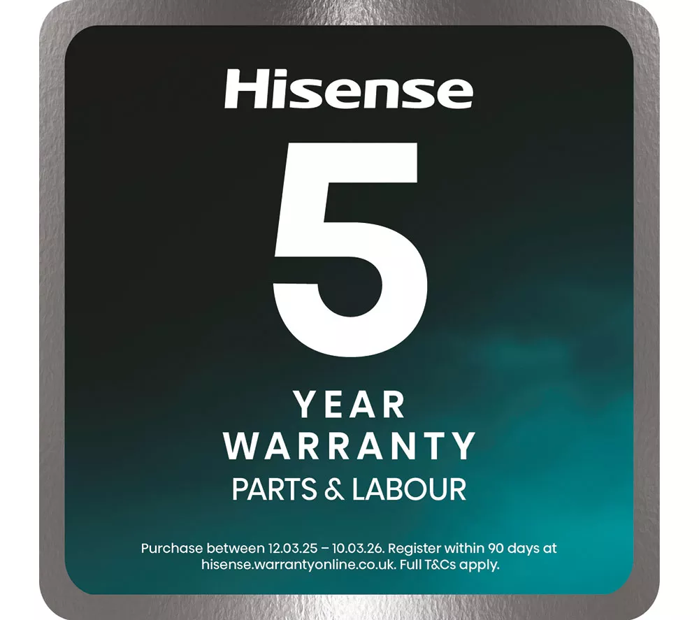 HISENSE PureFlat RS818N4TIC American-Style Smart Fridge Freezer - Stainless Steel