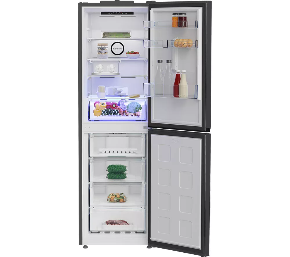 BEKO HarvestFresh AeroFlow CNG4692VA 50 50 Fridge Freezer - Anthracite