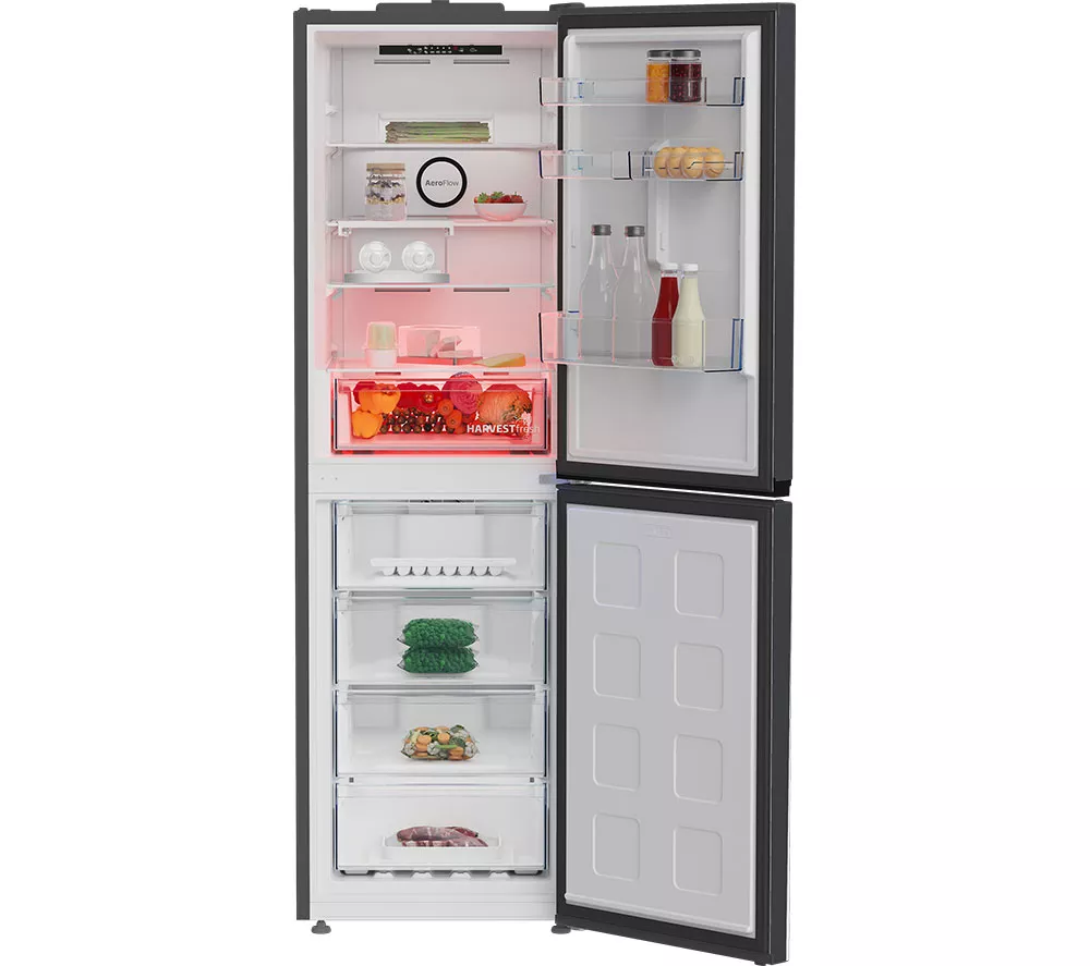 BEKO HarvestFresh AeroFlow CNG4692VA 50 50 Fridge Freezer - Anthracite