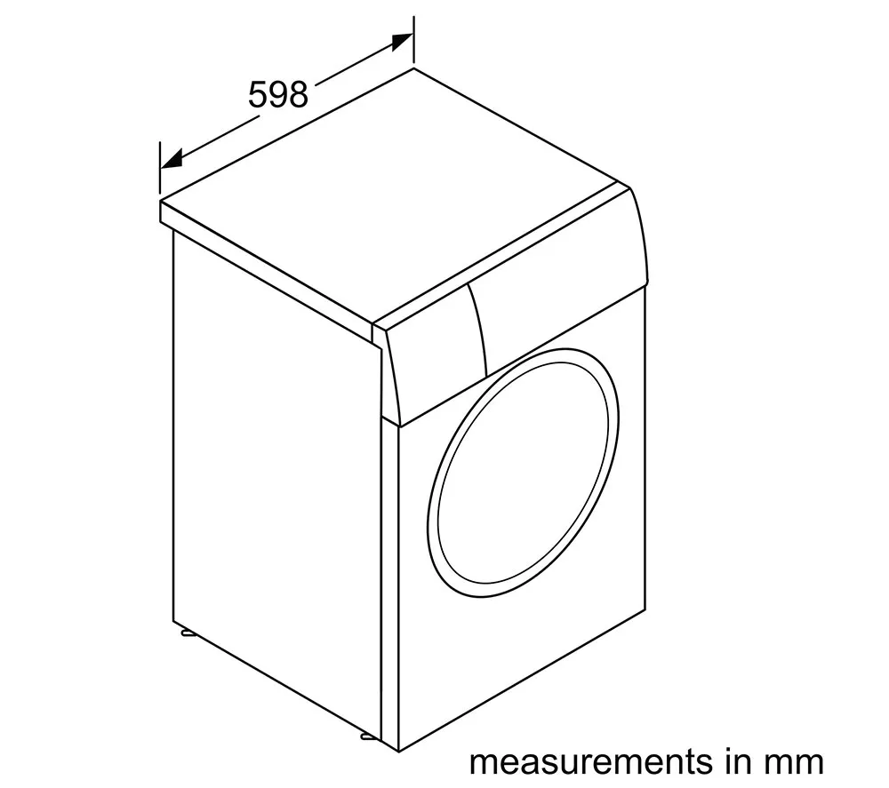 BOSCH Series 4 WAN28258GB 8 kg 1400 Spin Washing Machine - White
