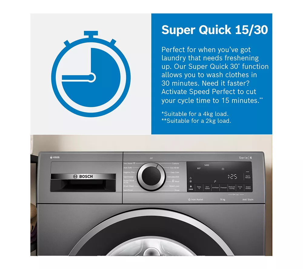 BOSCH Series 4 WAN28258GB 8 kg 1400 Spin Washing Machine - White