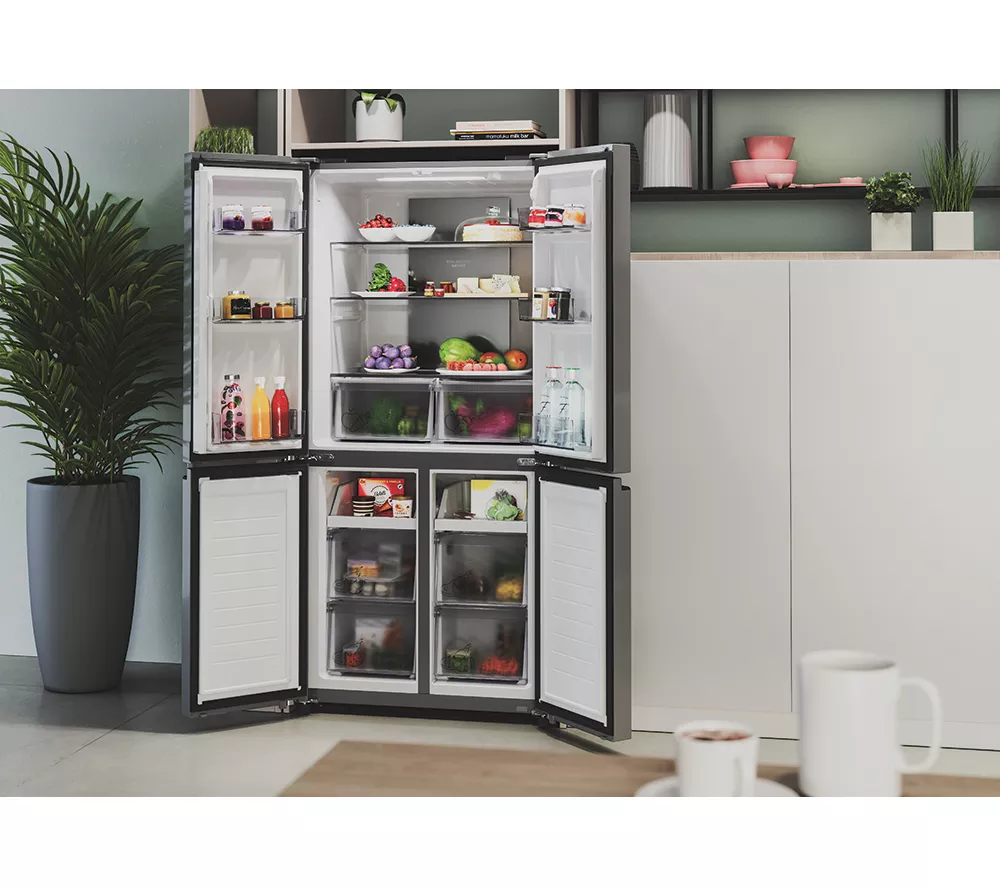 HOOVER HHCR3818ENPL Fridge Freezer - Inox