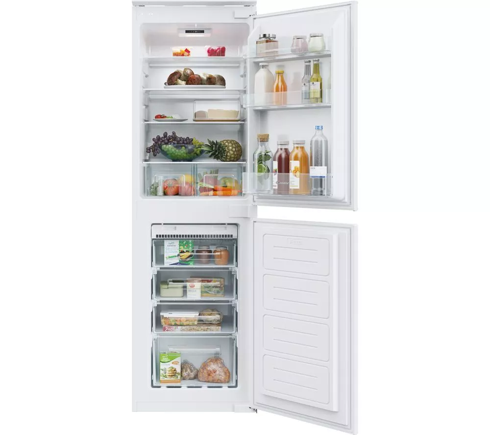 CANDY CB50N518EK Integrated 50 50 Fridge Freezer - White Sliding Hinge