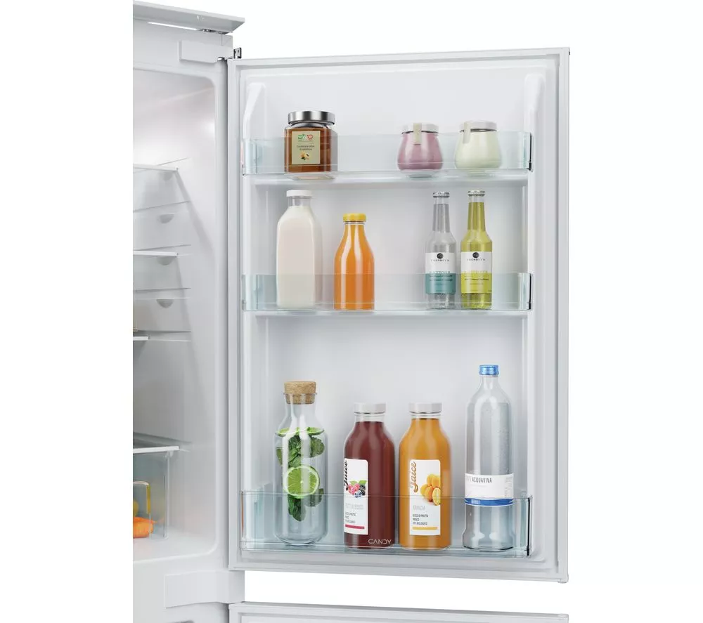 CANDY CB50N518EK Integrated 50 50 Fridge Freezer - White Sliding Hinge