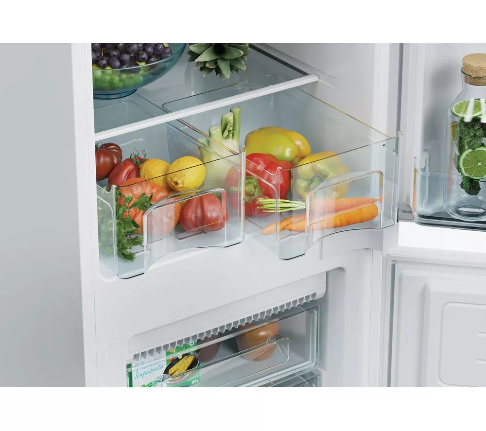 CANDY CB50N518EK Integrated 50 50 Fridge Freezer - White Sliding Hinge