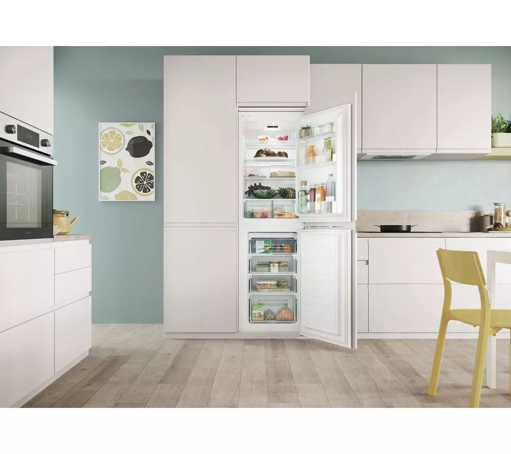 CANDY CB50N518EK Integrated 50 50 Fridge Freezer - White Sliding Hinge