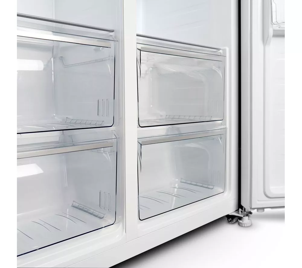 MONTPELLIER MSBS442W American-Style 60 40 Fridge Freezer - White