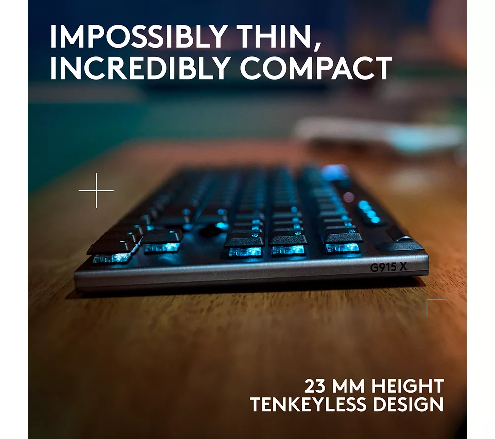 LOGITECH G915 LIGHTSPEED RGB Wireless Mechanical Gaming Keyboard