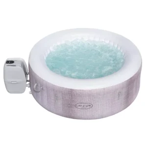 LAY-Z-SPA Cancun AirJet Inflatable Hot Tub - Grey Rattan