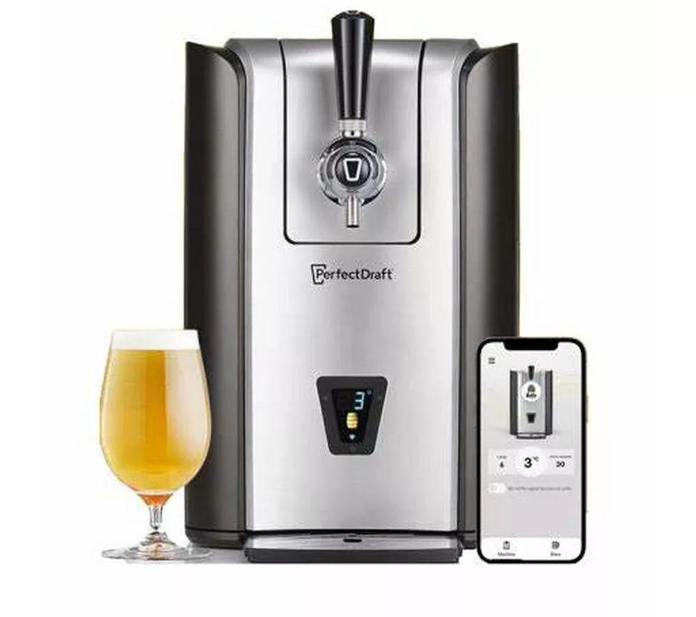 PERFECT DRAFT Pro Beer Dispenser - Black & Silver