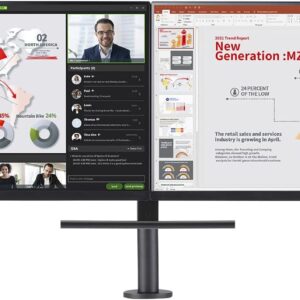 LG Ergo Dual 27QP88D-B.AEK Quad HD 27" IPS LCD Monitor - Black