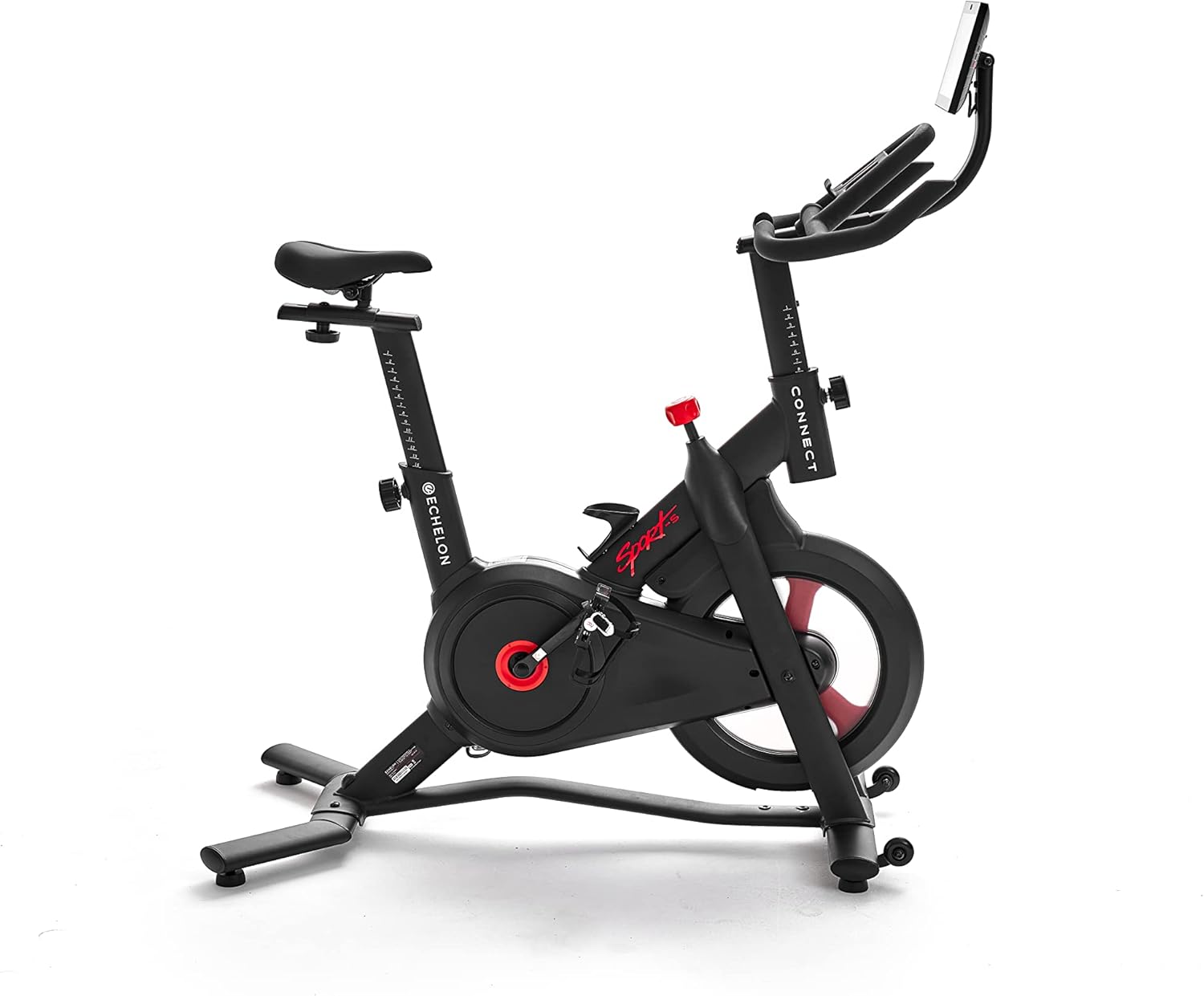 ECHELON Sport-S Connect Smart Bluetooth Exercise Bike - Black & Red