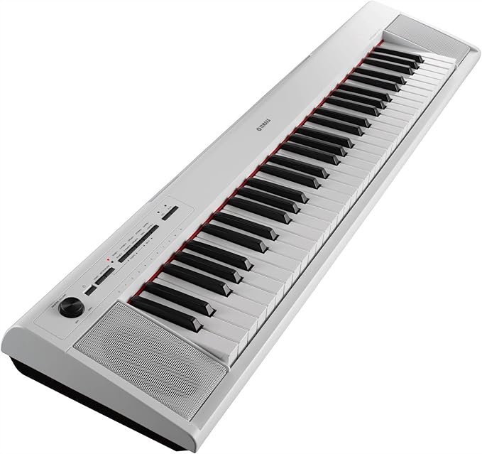 YAMAHA NP-12 Piaggero Keyboard Bundle - White