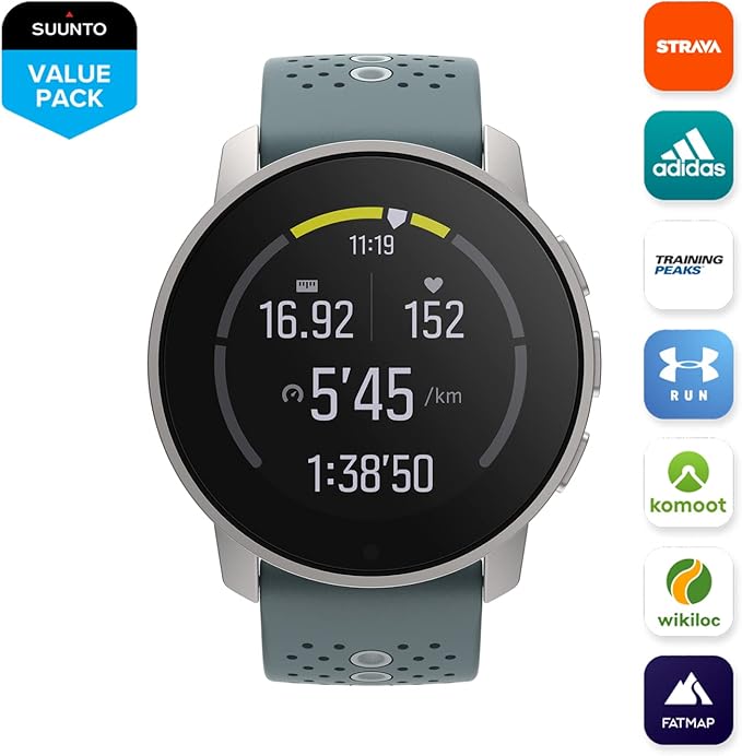 SUUNTO 9 Peak Sports Watch - Moss Grey Universal