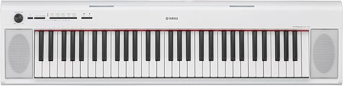 YAMAHA NP-12 Piaggero Keyboard Bundle - White