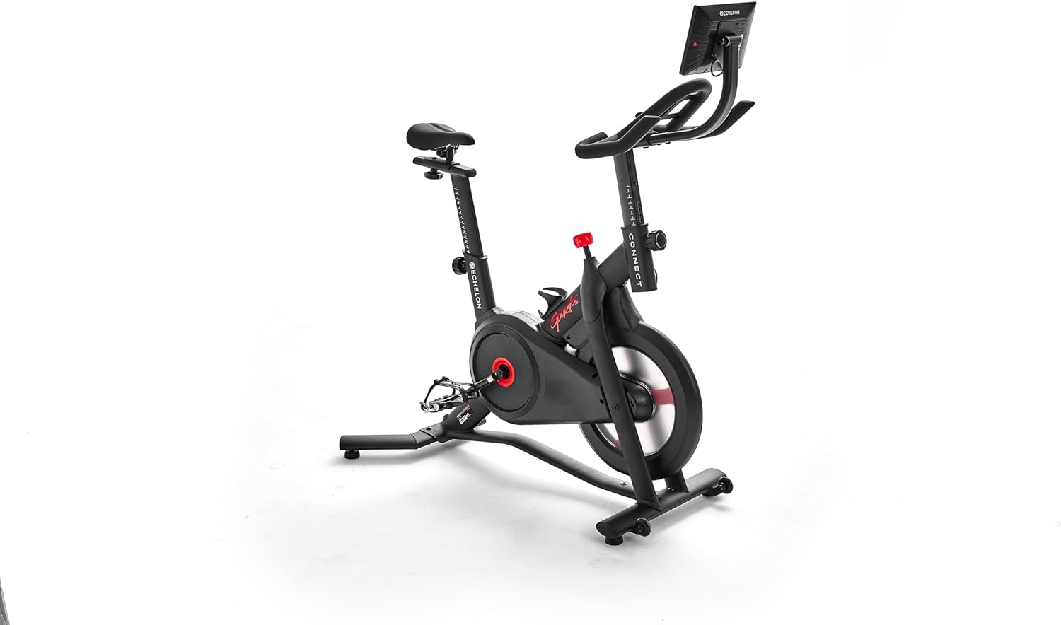 ECHELON Sport-S Connect Smart Bluetooth Exercise Bike - Black & Red