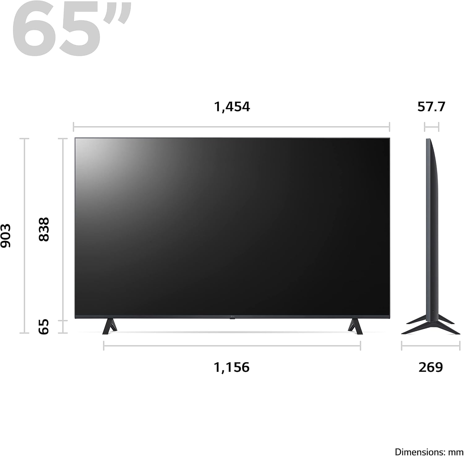 LG 65UR78006LK 65" Smart 4K Ultra HD HDR LED TV