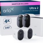 ARLO Ultra 2 4K Ultra HD WiFi Security Camera System - 2 Cameras  Black